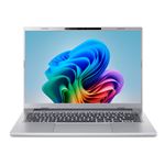 Ordenador portátil Acer Aspire 14 AI A14-53M-72Q0, Intel Core Ultra 7-258V, 32GB RAM, 1TB SSD, Intel Arc Graphics, Windows 11 Home - Copilot+ PC, 14" WUXGA Plata