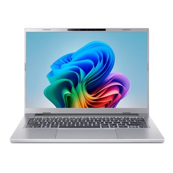 Ordenador portátil Acer Aspire 14 AI A14-53M-72Q0, Intel Core Ultra 7-258V, 32GB RAM, 1TB SSD, Intel Arc Graphics, Windows 11 Home - Copilot+ PC, 14" WUXGA Plata