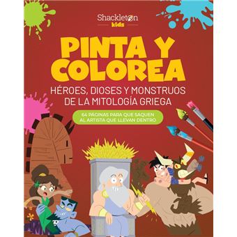 Pinta Y Colorea Heroes Dioses Y Monstruos De La Mitologia G