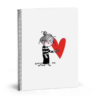 Libreta A4 La Volátil Corazón
