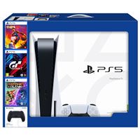 PS5 Standard + Gran Turismo 7 + GTA + Horizon Forbidden West + Cartão  Playstation Network 50€ + Comando Dualsense