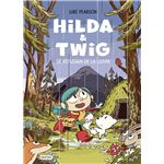 Hilda & Twig. Hilda y Twig se refugian de la lluvia
