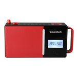 Radio Portátil Bluetooth Sunstech RPDS500 Rojo