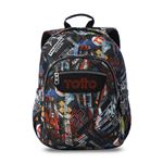 Mochila Totto Acuareles Rally Red