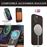 Funda 4-ok Silk Magnet Negro para iPhone 14 Pro