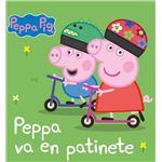 Peppa Pig. Libro de cartón - Peppa va en patinete