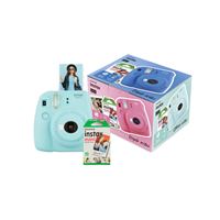 Cámara instantánea Fujifilm Mini 9 Azul hielo + Papel Fujifilm Instax Mini 10 ud.Kit