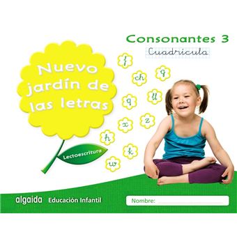 Nuevo Jardín De Las Letras. Consonantes 3. Cuadrícula - 1