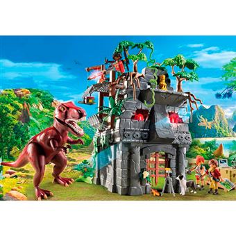 Playmobil 9429 The Explorers Campamento base con T Rex Playmobil Comprar en Fnac