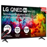 TV QNED LG 55" 55QNED72B6B evo MiniLED AI 4K UHD 2026 Smart TV