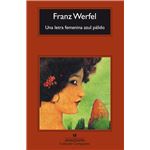 Una letra femenina azul pálido