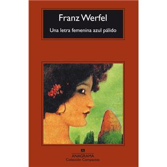 Una letra femenina azul pálido