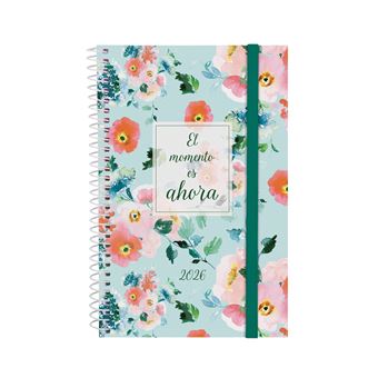 Agenda Finocam Espiral Trendy Design Collection Ene-Dic 2026 E5 - 117x181 mm Semana Vista Horizontal Ahora Español - 1