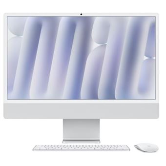 iMac con Pantalla Retina 24'' 4,5K M4 CPU 10, GPU 10, 24GB RAM, 512GB SSD, Plata
