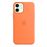 Funda de silicona con MagSafe Apple Naranja kumquat para iPhone 12 mini