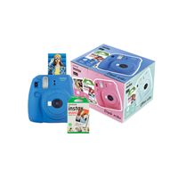 Cámara instantánea Fujifilm Mini 9 Azul cobalto + Papel Fujifilm Instax Mini 10 ud.Kit