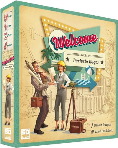 Juego de mesa welcome hacia el perfecto hogar