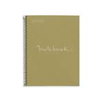 Cuaderno A4 Reciclado Miquelrius Emotions Verde Cuadrícula
