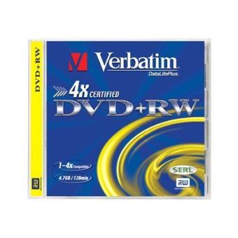 Verbatim DVD+RW 4x - Virgen - Comprar al mejor precio | Fnac