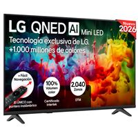 TV QNED 43" LG 43QNED72B6B evo MiniLED AI 4K UHD 2026 Smart TV