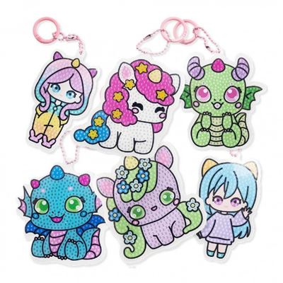 Diamantiny kawaii llaveros varios modelos