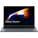 Ordenador portátil Samsung Galaxy Book4, Intel Core i7-1355U, 16GB RAM, 512GB SSD, Intel Iris Xe, Windows 11 Home, 15.6" Full-HD, Gris