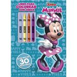 Minnie. Libro para colorear con ceras