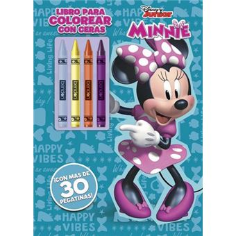 Minnie. Libro para colorear con ceras