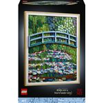 Lego art 31220 claude monet: puente sobre estanque de nenúfares