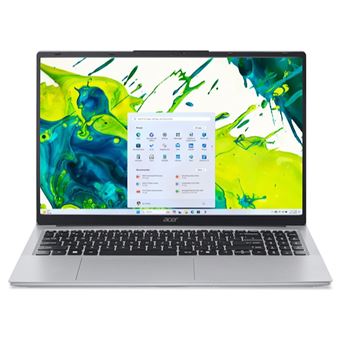Ordenador portátil Acer Aspire Lite 15 AL15-54P-59B4, Intel Core Ultra 5-115U, 8GB RAM, 512GB SSD, Intel Graphics, Windows 11 Home, 15,6" Full HD Plata