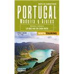 Mapa de carreteras de Portugal, Madeira y Azores 1:340.000