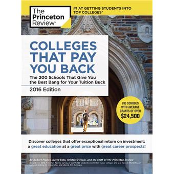 Colleges That Pay You Back, 2016 Edition