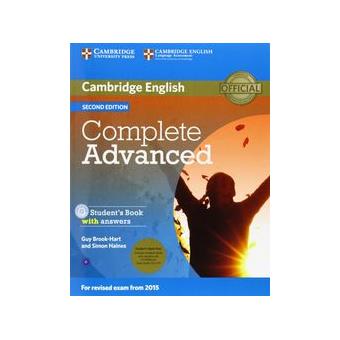 Complete Advanced Student's Book Pack (Student's Book with Answers with CD-ROM and Class Audio CDs (2)) 2nd Edition