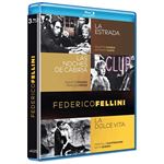 Federico Fellini  Pack 3 peliculas: La Strada, Las Noches de Cabiria, La Dolce Vita - Blu-ray