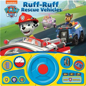 Steering Wheel Book Paw Patrol Ruff-Ruff Rescue Vehicles