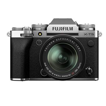 Cámara EVIL Fujifilm X-T5 plata + XF 18-55mm f/2.8-4 R LM OIS Kit