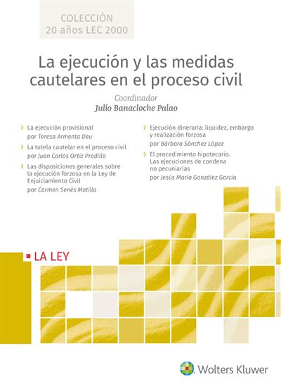 La Ley La Ejecución Y Las Medidas Cautelares En El Proceso Civil