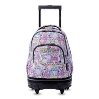 Mochila escolar Totto Tiza Glitter Desmontable Paws