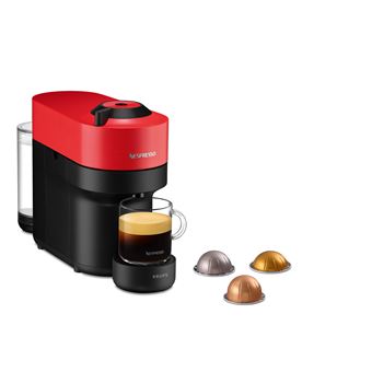 Nespresso by De'Longhi Máquina VertuoPlus para café y espresso, rojo
