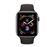 Apple Watch S4 44mm GPS Caja de aluminio en gris espacial y correa deportiva Negra