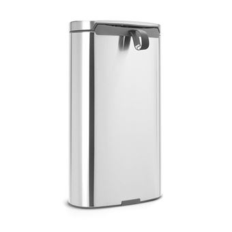 Cubo de basura Brabantia Flatback 30 L Blanco