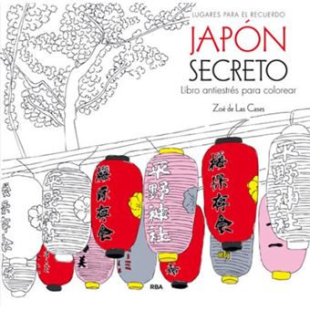 Japón secreto. Libro antiestrés para colorear
