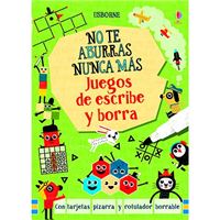 No te aburras nunca más - Juegos de escribe y borra con tarjetas, pizarra y rotulador borrable