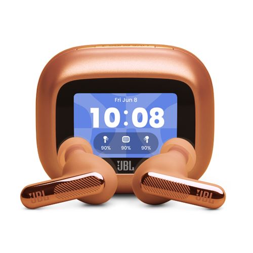 Auriculares Noise Cancelling Jbl Live Beam 4 True Wireless Naranja