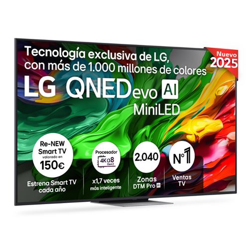 Tv Qned Lg 75" 75qned87 Evo Miniled Ai 4k 2025 Smart Tv
