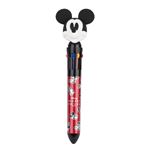 Bolígrafo Multicolor Disney Mickey - Bolígrafo 10 colores en 1 - Bolígrafo retráctil, Bolígrafo 3D ideal Accesorio de papelería Disney - Regalos niña