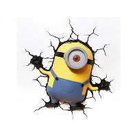 Lámpara decorativa 3D Minions Kevin