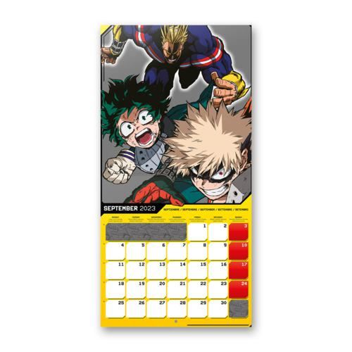 My Hero Academia - Calendarios de pared 2023