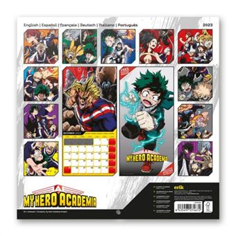 My Hero Academia - Calendarios de pared 2023