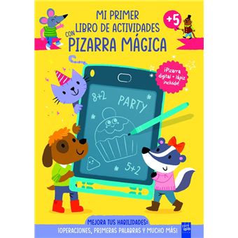 Mi primer libro de actividades con pizarra mágica. Amarillo